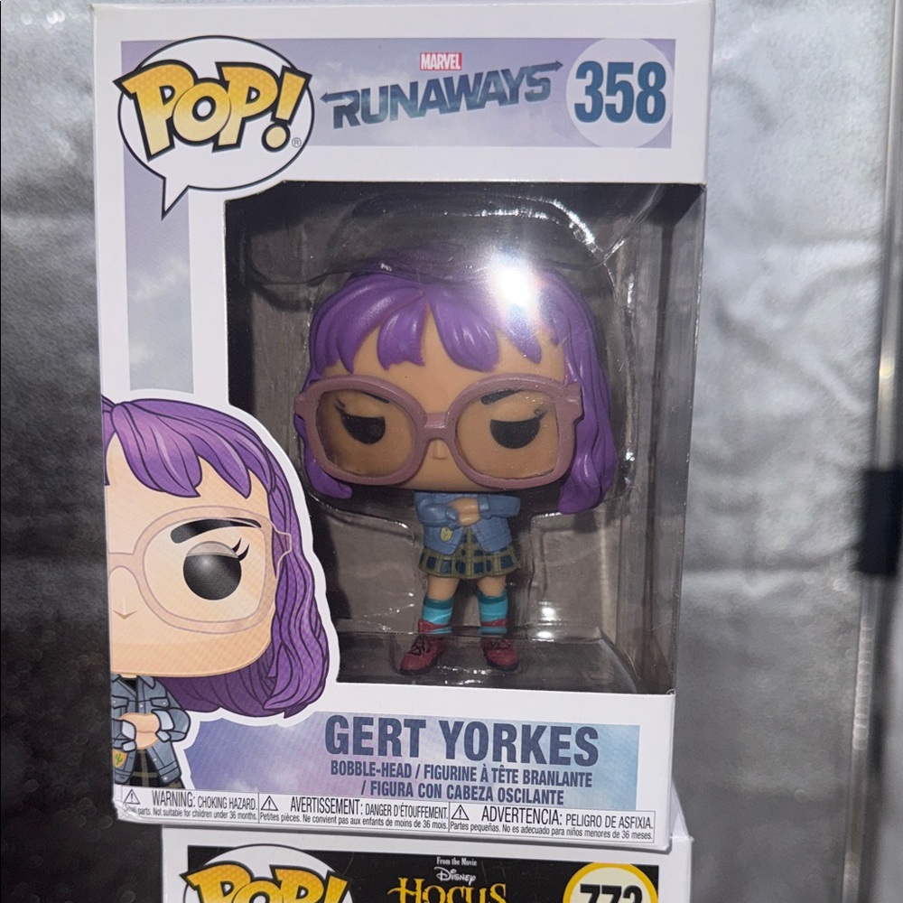Funko Pop! Gert Yorkes with Purple Hair and Glasses